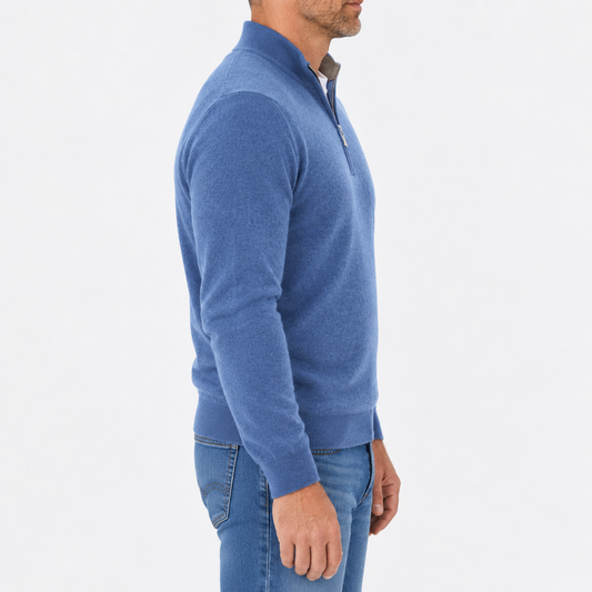 Liam Quarter-Zip Knit Sweater