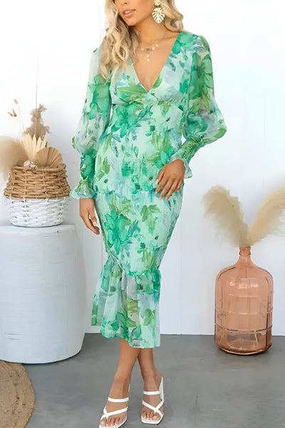 Ynne™ - Robe élégante à fleurs
