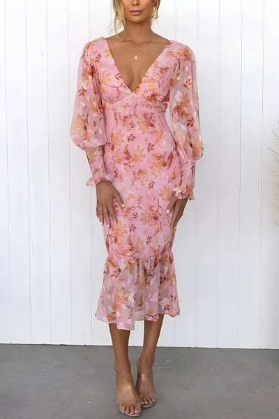 Ynne™ - Robe élégante à fleurs