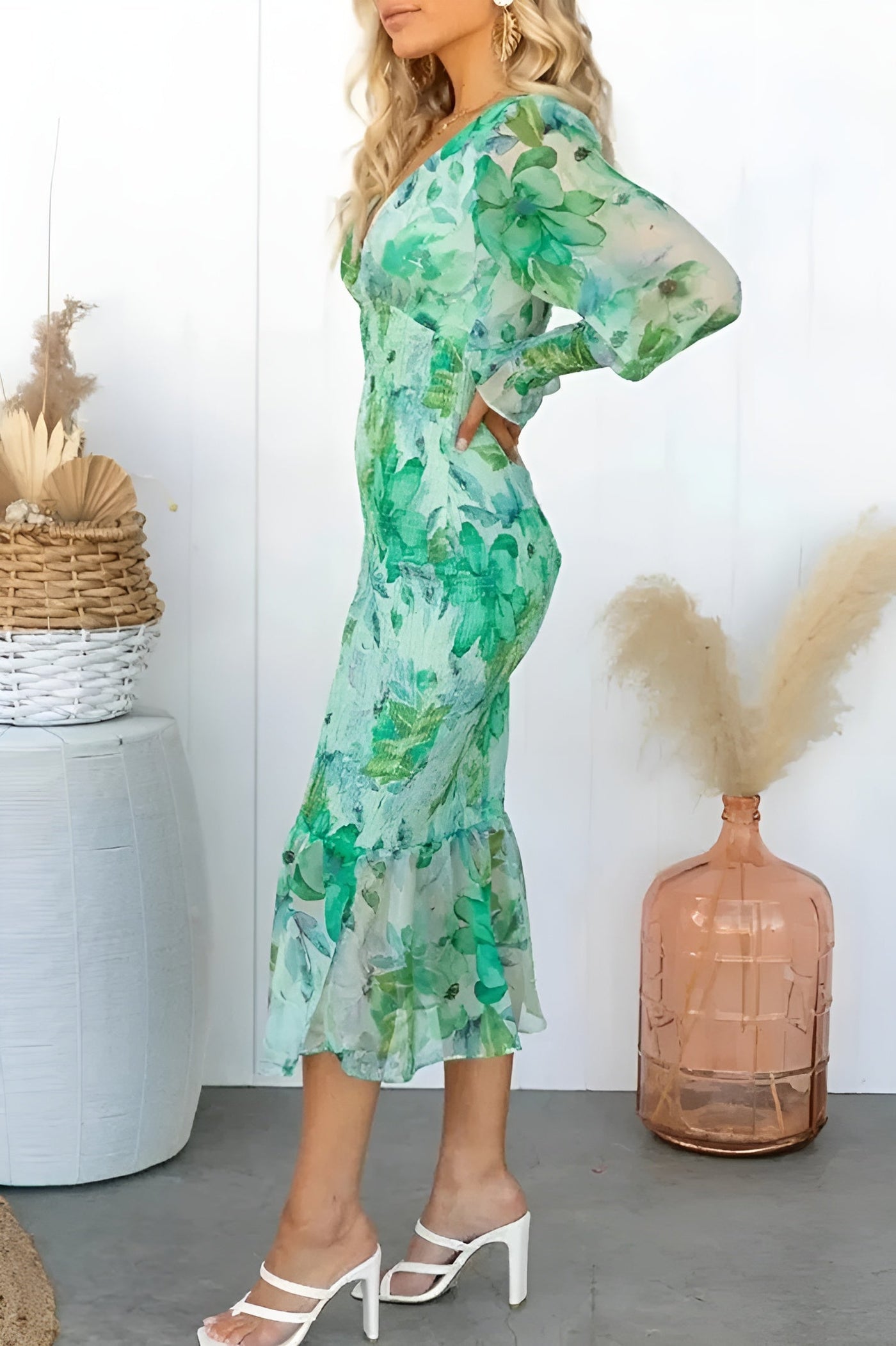 Ynne™ - Robe élégante à fleurs
