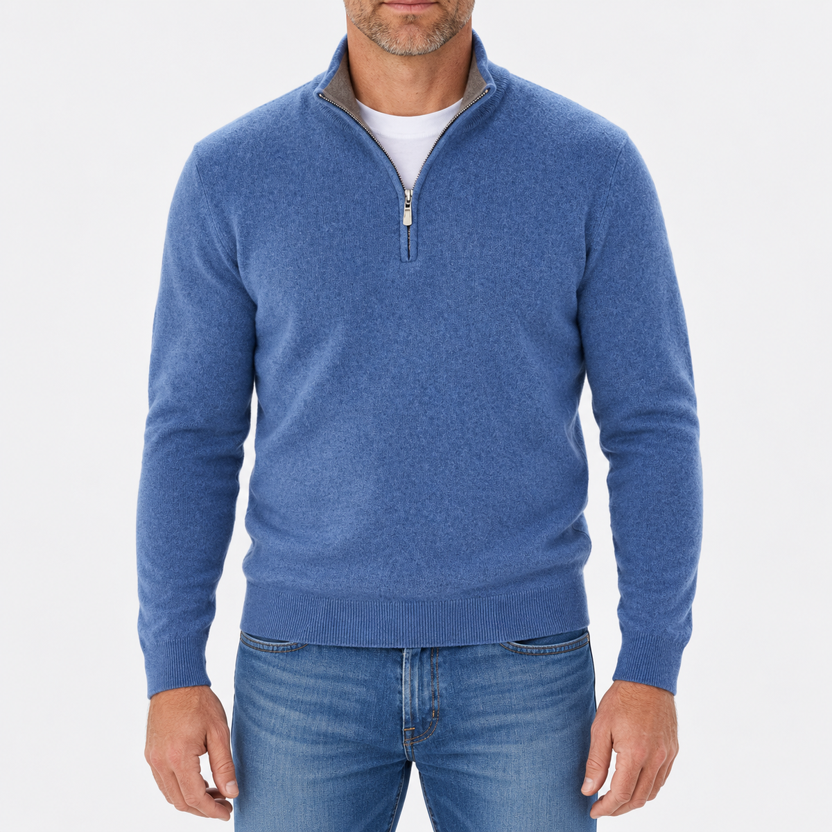 Liam Quarter-Zip Knit Sweater