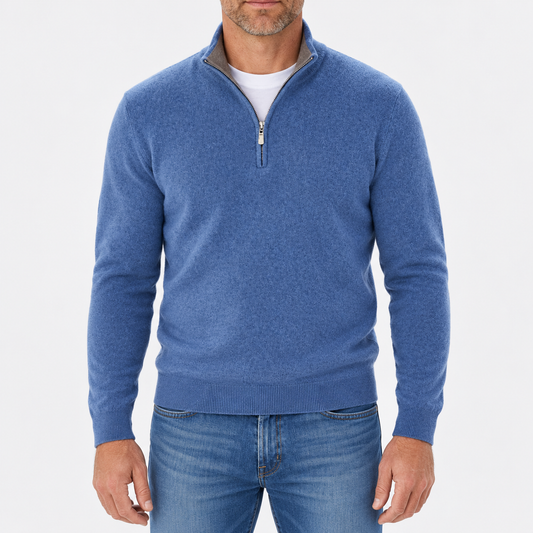 Liam Quarter-Zip Knit Sweater