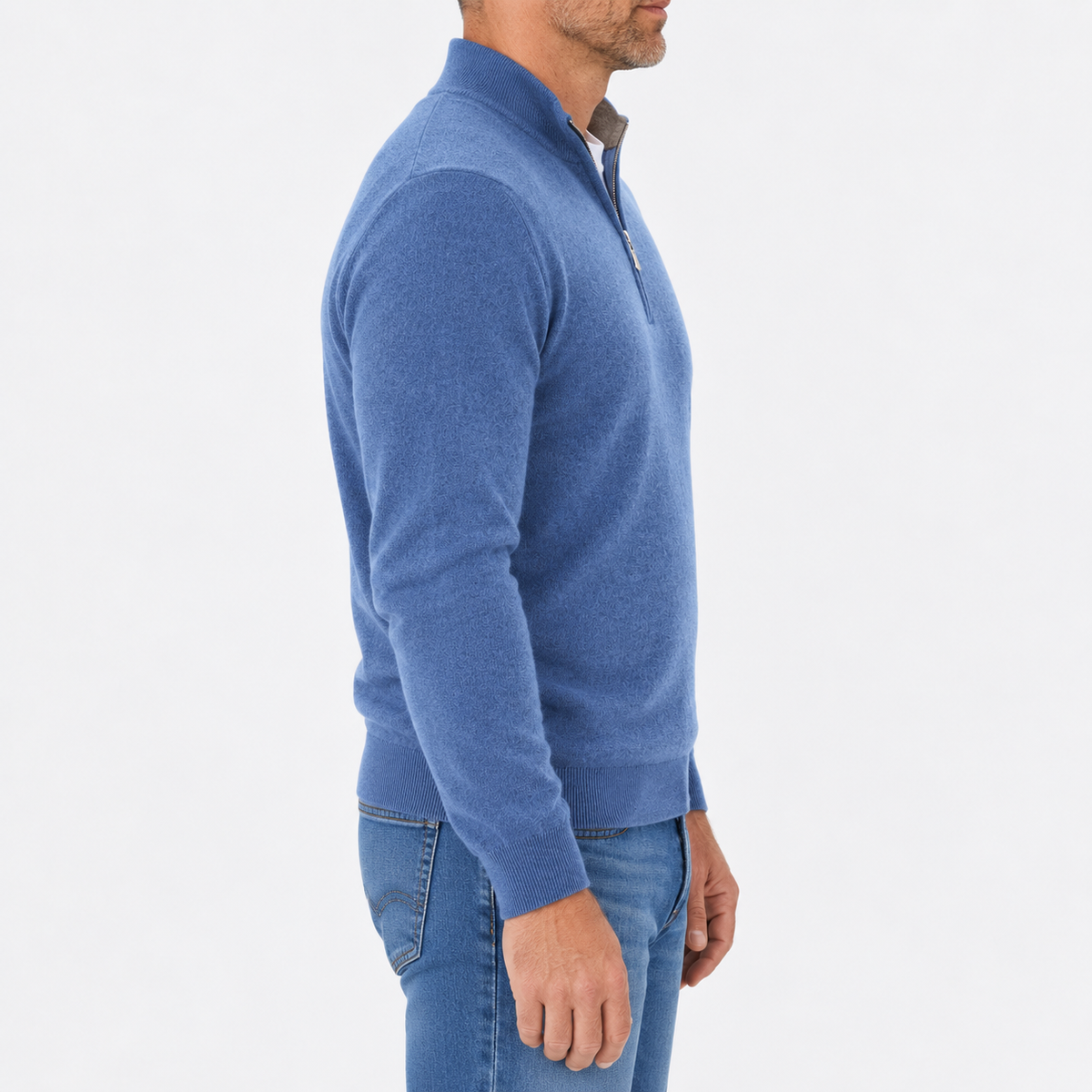 Liam Quarter-Zip Knit Sweater