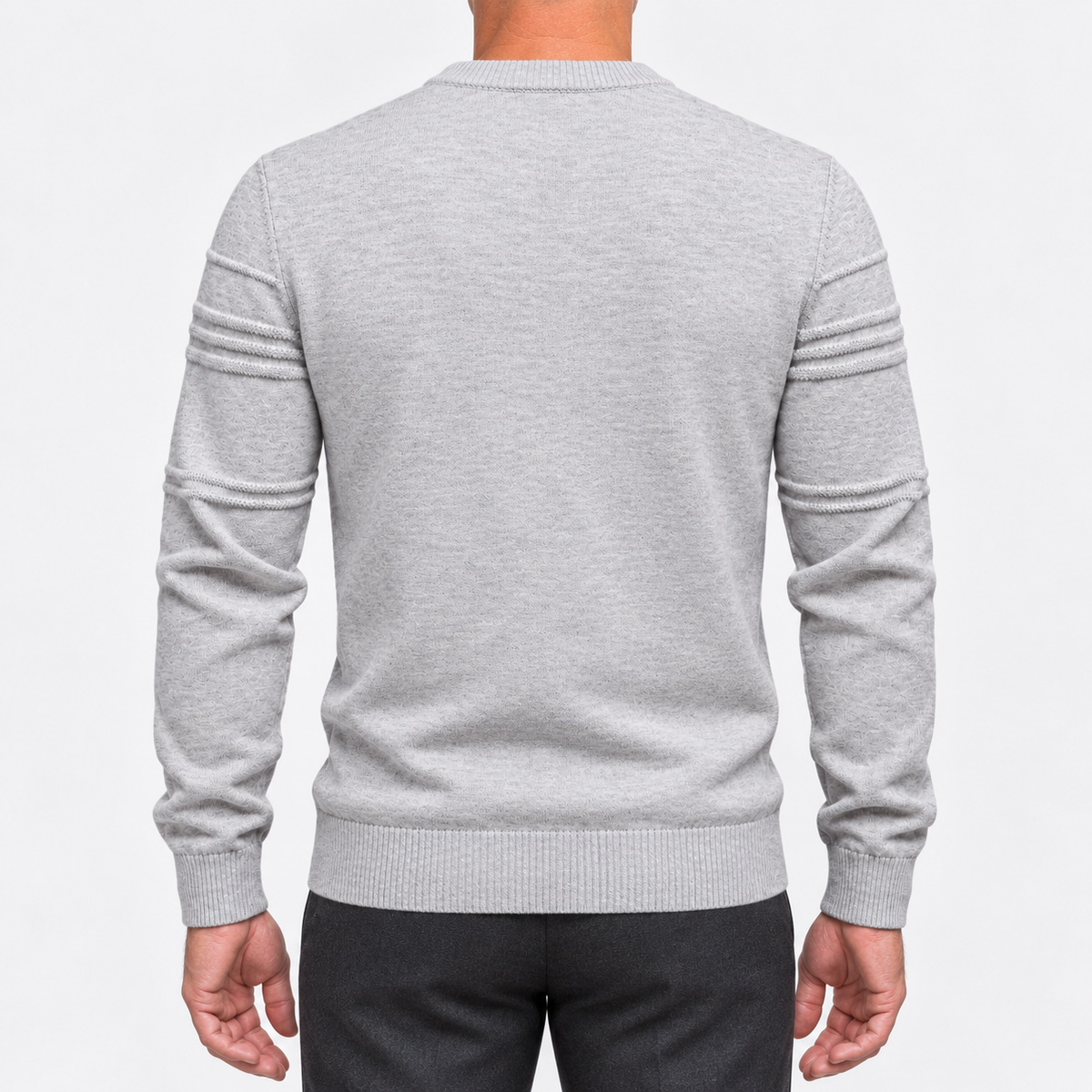 Ethan Striped Crew Neck Sweater