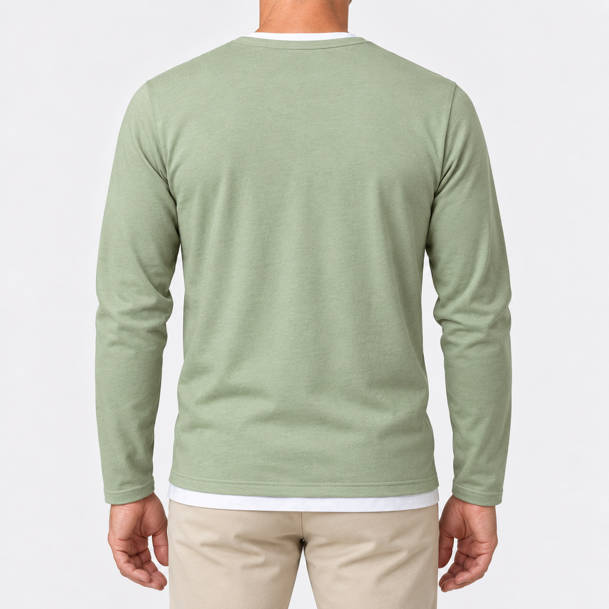 Owen Notch-Neck Knit Sweater